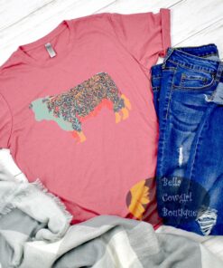 Colorful Heifer Western T-Shirt Colorful Heifer Western T-Shirt
