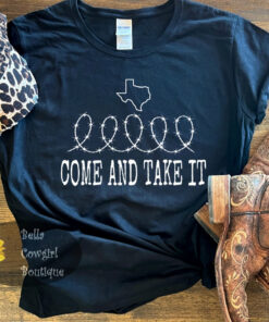 Come And Take It Barbed Wire Texas Border Country Patriotic Women’s T-Shirt Come And Take It Barbed Wire Texas Border Country Patriotic Women’s T-Shirt