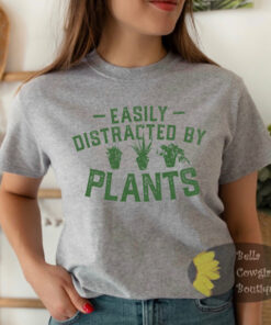 Easily Distracted By Plants Funny Gardening Women’s T-Shirt Easily Distracted By Plants Funny Gardening Women’s T-Shirt