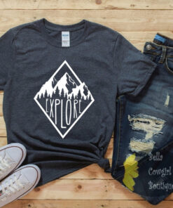 Explore Mountain Wilderness Outdoors Women’s T-Shirt Explore Mountain Wilderness Outdoors Women’s T-Shirt