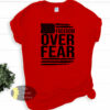 Freedom Over Fear Patriotic America Women’s T-Shirt