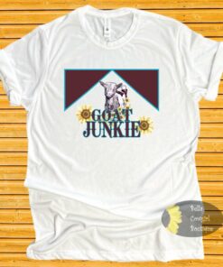 Goat Junkie Farmhouse Goat Lover T-Shirt Goat Junkie Farmhouse Goat Lover T-Shirt