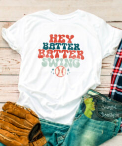 Hey Batter Batter Swing Vintage Baseball T-Shirt Hey Batter Batter Swing Vintage Baseball T-Shirt