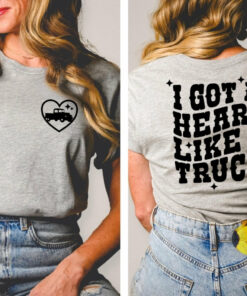 I Got A Heart Like A Truck Country Music Women’s T-Shirt I Got A Heart Like A Truck Country Music Women’s T-Shirt