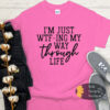 I’m Just WTF-ing My Way Through Life Funny Women’s T-Shirt