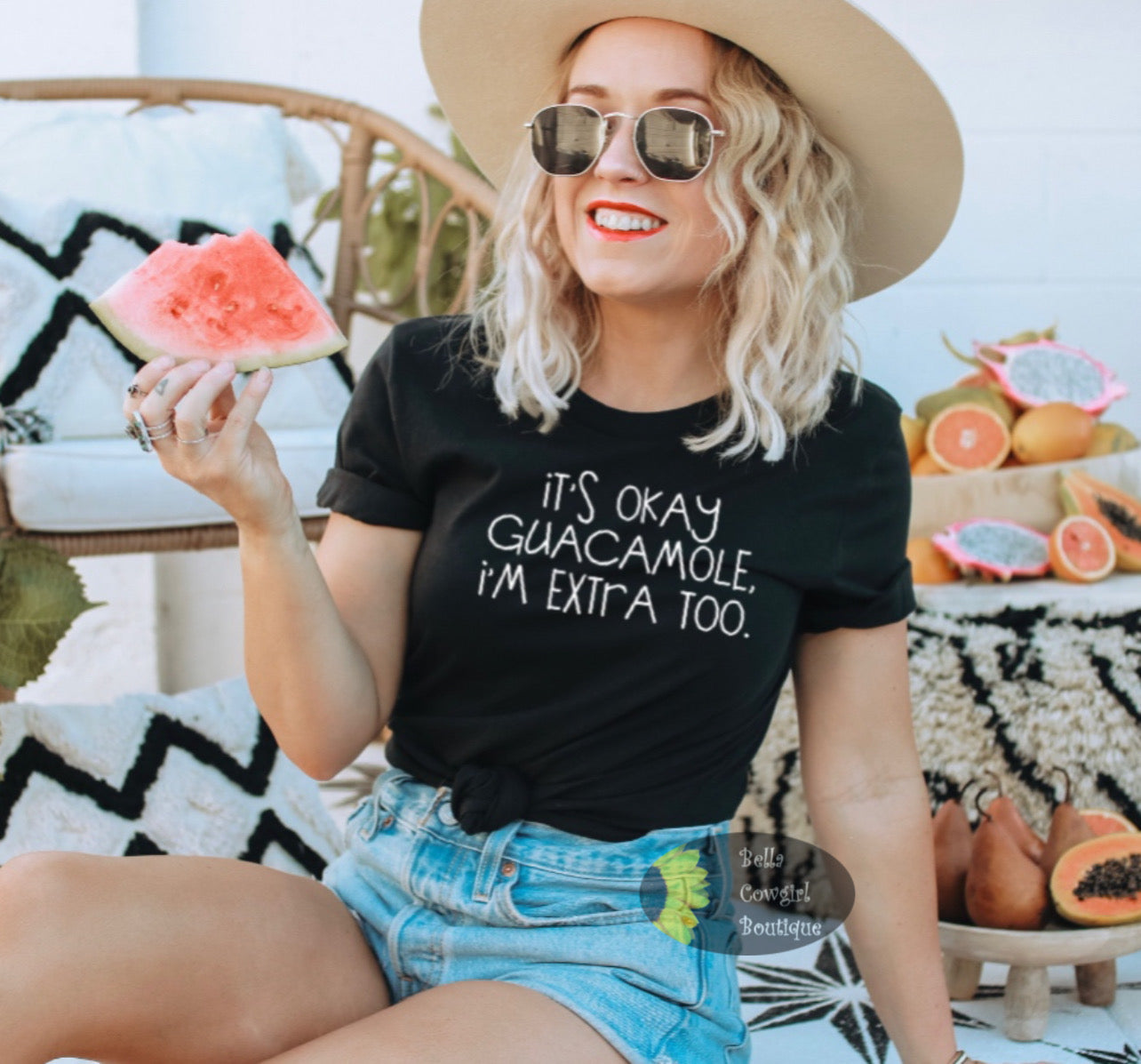 It's Okay Guacamole I'm Extra Too Funny Women's T-Shirt It's Okay Guacamole I'm Extra Too Funny Women's T-Shirt