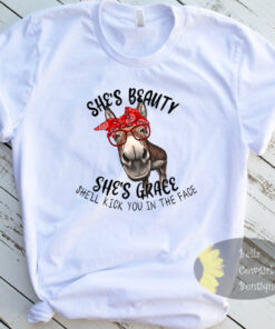 Kick You In The Face Donkey Country T-Shirt Kick You In The Face Donkey Country T-Shirt