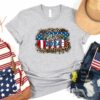 Leopard Trump 2024 Patriotic Women’s T-Shirt