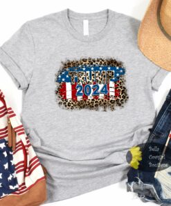Leopard Trump 2024 Patriotic Women’s T-Shirt Leopard Trump 2024 Patriotic Women’s T-Shirt
