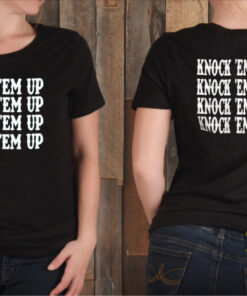 Line ‘Em Up Knock ‘Em Back Whiskey Glasses Country Music Front And Back Women’s T-Shirt Line ‘Em Up Knock ‘Em Back Whiskey Glasses Country Music Front And Back Women’s T-Shirt