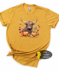 Pumpkin And Yak Western fall T-Shirt Pumpkin And Yak Western fall T-Shirt