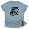 Ridin’ Dirty Rodeo Western Bronc Riding T-Shirt