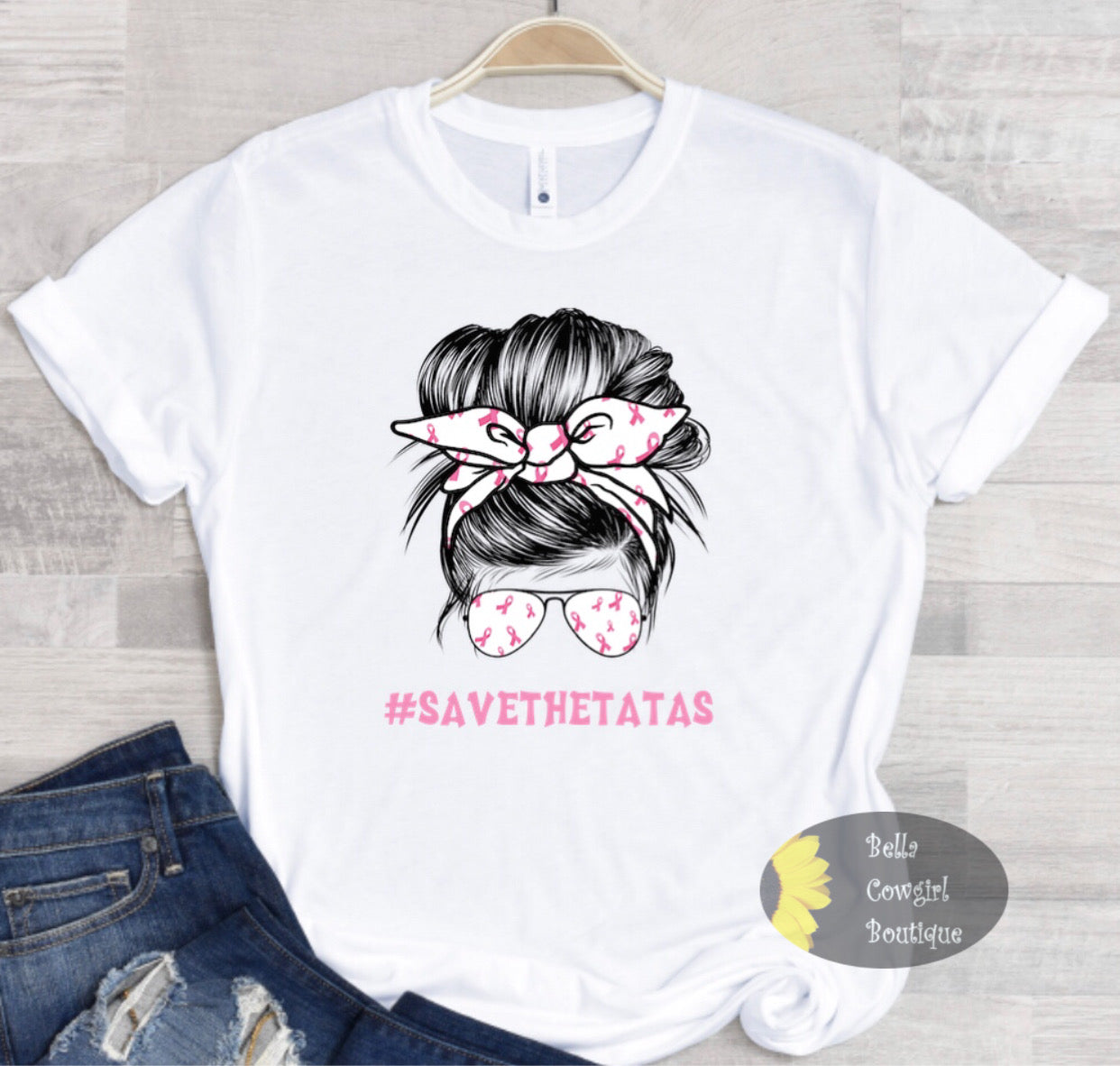 Save The Tatas Breast Cancer Awareness T-Shirt Save The Tatas Breast Cancer Awareness T-Shirt