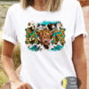 Sunflower Yak Western Mom T-Shirt