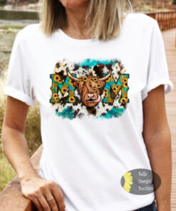 Sunflower Yak Western Mom T-Shirt Sunflower Yak Western Mom T-Shirt