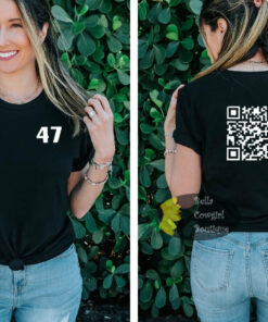 Trump Dance QR Code Funny Patriotic Women’s T-Shirt Trump Dance QR Code Funny Patriotic Women’s T-Shirt