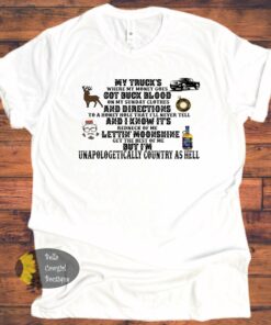 Unapologetically Country As Hell Country Music T-Shirt Unapologetically Country As Hell Country Music T-Shirt