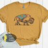 Western Aztec Bison T-Shirt