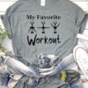 Wine Workout Drinking Funny Women’s T-Shirt