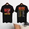 Ac Dc Power Up Tour 2024 T Shirt Sweatshirt Hoodie Ultimate Acdc Rock And Roll Band Music Tshirt