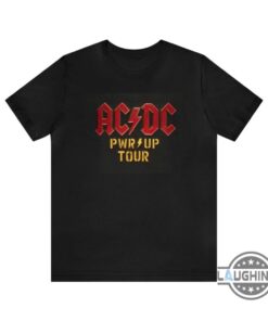 Ac Dc T Shirt Sweatshirt Hoodie Mens Womens 2 Sided Acdc Tshirts Ready For Power Up In Summer Tee Pwr Up Tour 2024 Rock Band Concert Gift For Fans