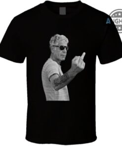 Anthony Bourdain Middle Finger Sweatshirt Tshirt Hoodie Mens Womens Funny American Chef Middle Finger Cool Tee Shirts Anthony Bourdain Suicide