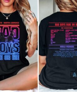 Bad Boys Ride Or Die Movie Soundtrack Shirt Limited Edition Collection Bad Boys Ride Or Die Movie Soundtrack Shirt Limited Edition Collection
