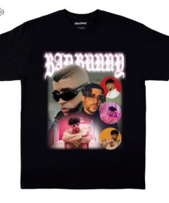 Bad Bunny Vintage Tee Tit� Me Pregunt� Tshirt Sweatshirt Hoodie Mens Womens Music Gift For Fans