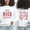 Big Nick Energy Shirt Sweatshirt Hoodie Mens Womens 2 Sided Big Nick Energy Shirts Nick Bosa 97 Sf Football Tee San Francisco 49Ers Gift
