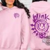 Blink 182 Sweatshirt Tshirt Hoodie Mens Womens 2 Sided Blink 182 2024 Tour Shirts Smile Face Music Tee Vintage Rock Band Gift For Fan