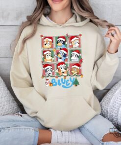 Bluey Characters Christmas Shirt Bluey Characters Christmas Shirt