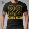 Caitlin Clark V3 Caitlin Clark 22 Shirt Tshirt Sweatshirt Hoodie Iowa Hawkeyes Basketball Tee Gift