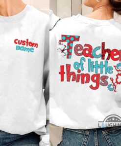 Cat In The Hat Shirt Kids Adults Custom Name Teacher Of Little Thing Tee Dr Seuss Dedicated Teacher Save The Planet Tshirt 2 Sided Back To School Teaching Gift Cat In The Hat Shirt Kids Adults Custom Name Teacher Of Little Thing Tee Dr Seuss Dedicated Teacher Save The Planet Tshirt 2 Sided Back To School Teaching Gift