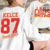 Chiefs Sweatshirt Tshirt Hoodie Mens Womens Double Sided Kansas City Chiefs Shirts Travis Kelce And Taylor Swift T Shirt Vintage Nfl Football Shirt 87 In My Chiefs Era