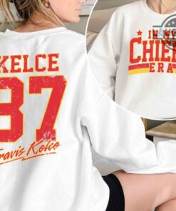 Chiefs Sweatshirt Tshirt Hoodie Mens Womens Double Sided Kansas City Chiefs Shirts Travis Kelce And Taylor Swift T Shirt Vintage Nfl Football Shirt 87 In My Chiefs Era Chiefs Sweatshirt Tshirt Hoodie Mens Womens Double Sided Kansas City Chiefs Shirts Travis Kelce And Taylor Swift T Shirt Vintage Nfl Football Shirt 87 In My Chiefs Era