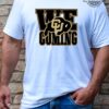 Coach Prime Shirt Sweatshirt Hoodie Double Sided Deion Sanders Tshirt University Of Colorado Buffaloes Coach Prime Football T Shirt
