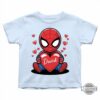 Custom Spider Man Valentines Day Shirt