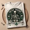 Cute St Patricks Day Shirt Sweatshirt Hoodie Mens Womens Dead Inside But Feeling Lucky Funny Skull Shirts Skeleton Tee Lucky Shamrock Saint Pattys Day Gift