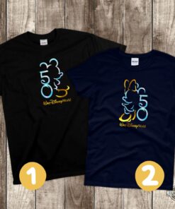 Disney 50Th Anniversary Shirts Sweatshirts Hoodies Earidescent Holographic 50 Mickey Minnie Vacation Tshirts Couple Matching Outfits Walt Disney World Tee Disney 50Th Anniversary Shirts Sweatshirts Hoodies Earidescent Holographic 50 Mickey Minnie Vacation Tshirts Couple Matching Outfits Walt Disney World Tee