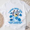 Disney Autism Shirt Sweatshirt Hoodie I Wear Blue For Autism Awareness Tee Accept Understand Love Bluey Autism Acceptance Month 2024 Gift