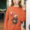 Disney Halloween Sweater Tshirt Hoodie Mens Womens Kids Winnie The Pooh Cosplay It Clown With Balloon Vintage Fall Season Sweatshirt Cute Halloween Costumes