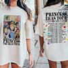 Disney Princess Sweatshirt Tshirt Hoodie Double Sided Disney Princesses Eras Tour Shirts Disney Princess Eras Tour Shirt Taylor Swift