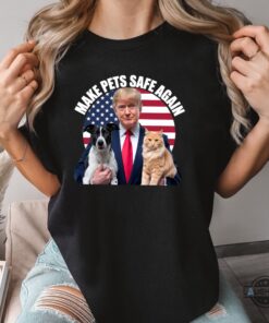 Donald Trump Make Pets Safe Again Shirt 2024 Cats And Dogs 2024 Trump Debate Tee Donald Trump Make Pets Safe Again Shirt 2024 Cats And Dogs 2024 Trump Debate Tee