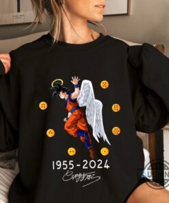 Dragonball Shirt Sweatshirt Hoodie Mens Womens Kids Angel Goku Shirts Akira Toriyama Rip Death Shirt Singature 1955 2024 Thank You For The Memories Tshirt Dragonball Shirt Sweatshirt Hoodie Mens Womens Kids Angel Goku Shirts Akira Toriyama Rip Death Shirt Singature 1955 2024 Thank You For The Memories Tshirt