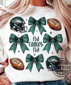 Fly Eagles Fly Bow Philadelphia Eagles Shirt Fly Eagles Fly Bow Philadelphia Eagles Shirt