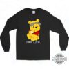 Gangster Winnie The Pooh Shirt Sweatshirt Hoodie Mens Womens Thug Life Pooh Gangster Funny Tshirt Disney Honey Bear 90S Long Sleeve Tee Shirts