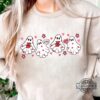 Ghost Valentines Day Shirt Sweatshirt Hoodie Mens Womens Cute Pink Valentines Day Gift Will You Be My Boo Tee Shirts Retro Conversation Hearts Spooky Tshirt