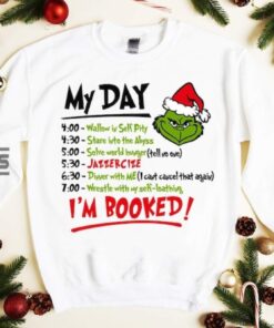 Grinch Sweatshirt Mens Womens Kids Youth Merry Grinchmas Tshirt Long Sleeve Shirt Hoodie Grinch My Day Im Booked Christmas Movie Grinch Schedule Gift Grinch Sweatshirt Mens Womens Kids Youth Merry Grinchmas Tshirt Long Sleeve Shirt Hoodie Grinch My Day Im Booked Christmas Movie Grinch Schedule Gift