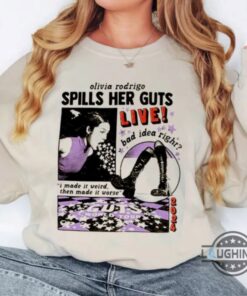 Guts Tour Shirt Sweatshirt Hoodie Mens Womens Olivia Rodrigo Guts Tour 2024 Shirts The Guts World Tour Tee Spills Her Guts Live Bad Idea Right Concert Tee Guts Tour Shirt Sweatshirt Hoodie Mens Womens Olivia Rodrigo Guts Tour 2024 Shirts The Guts World Tour Tee Spills Her Guts Live Bad Idea Right Concert Tee