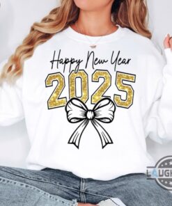 Happy New Year Coquette Bow 2025 Shirt